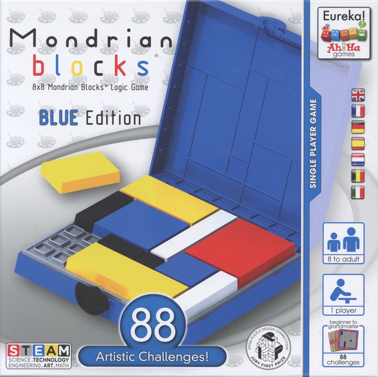 Mondrian Blocks (Blue Edition)
