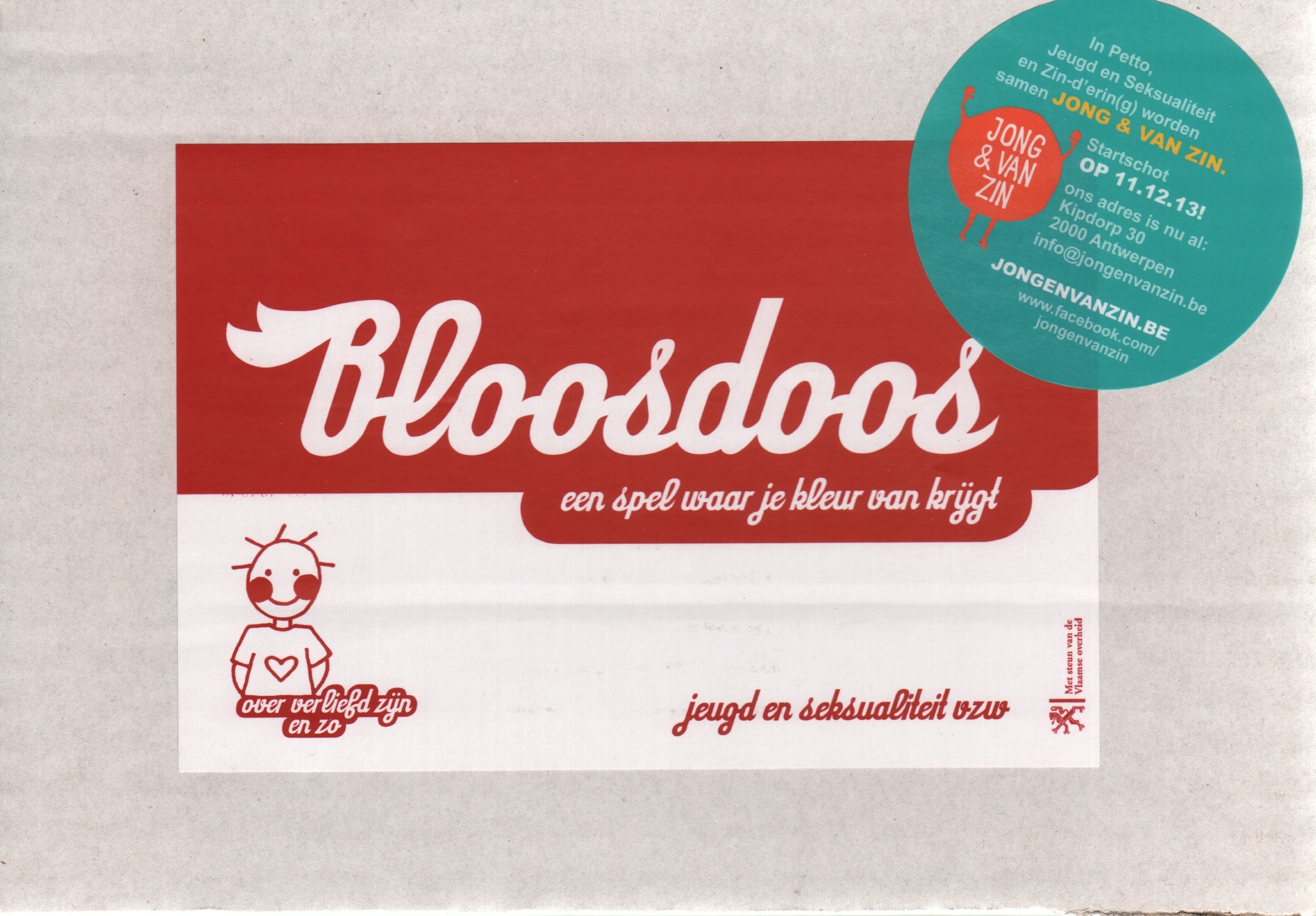 Bloosdoos (een spel waar je kleur van krijgt)