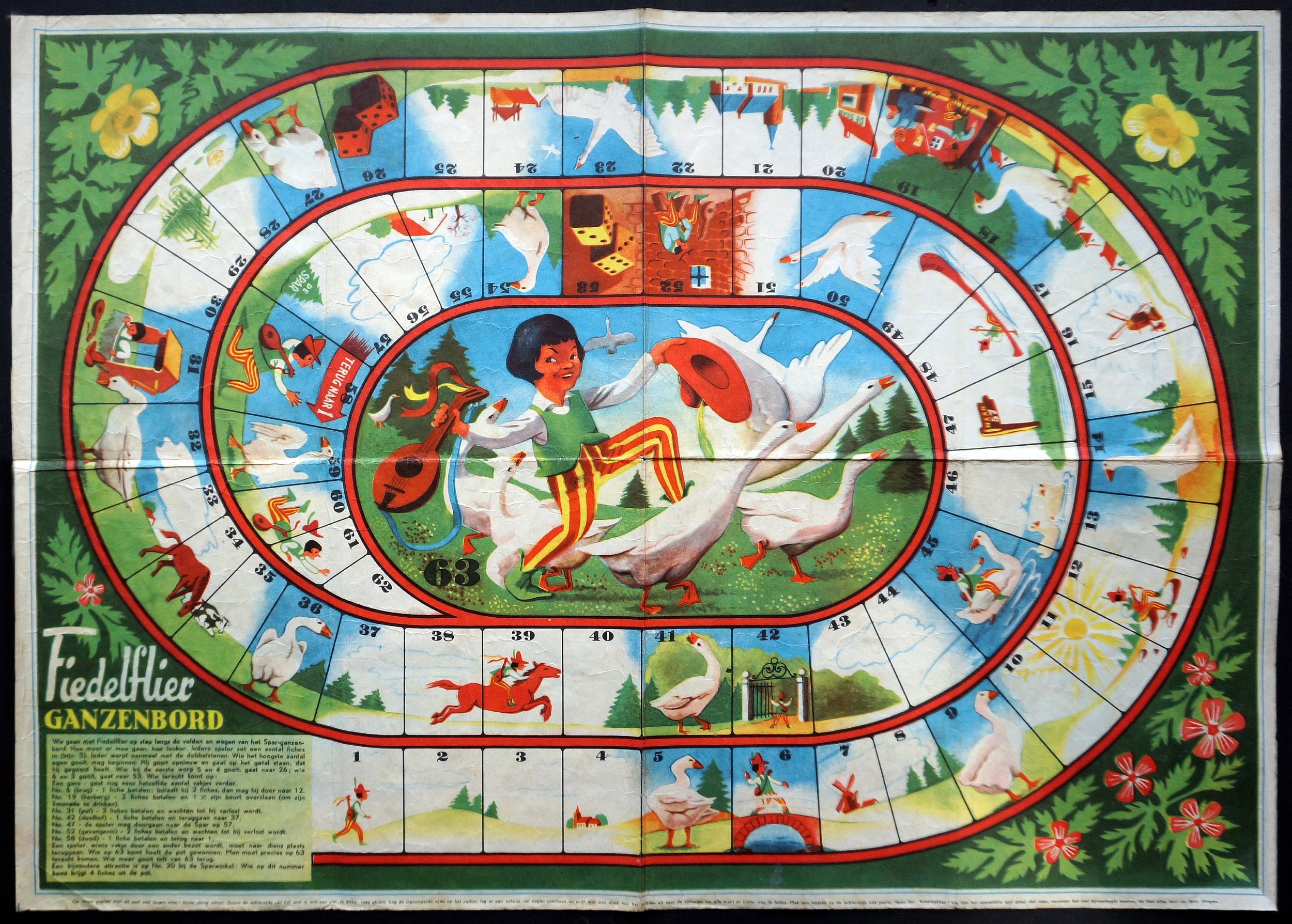 Fiedelflier Ganzenbord