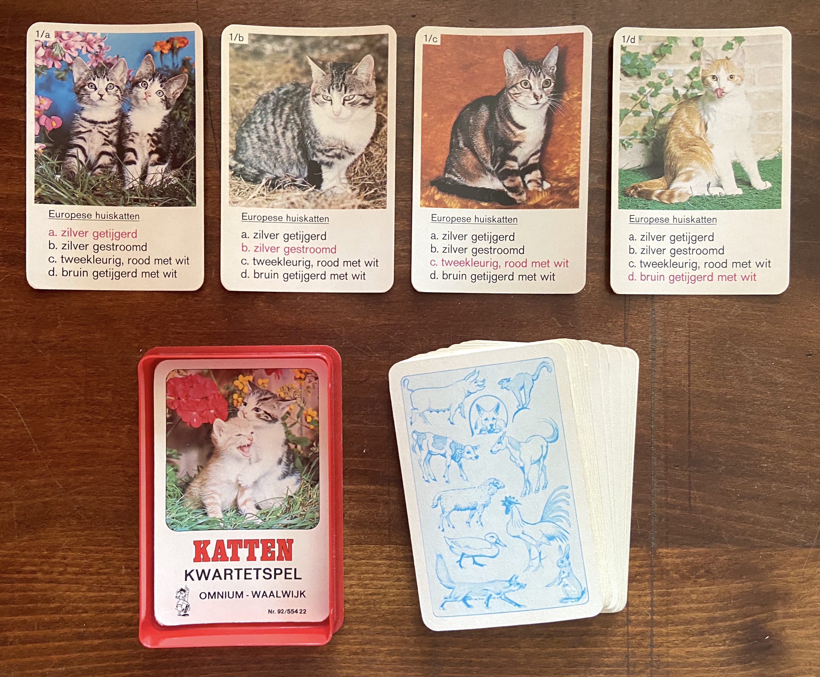 Katten Kwartetspel