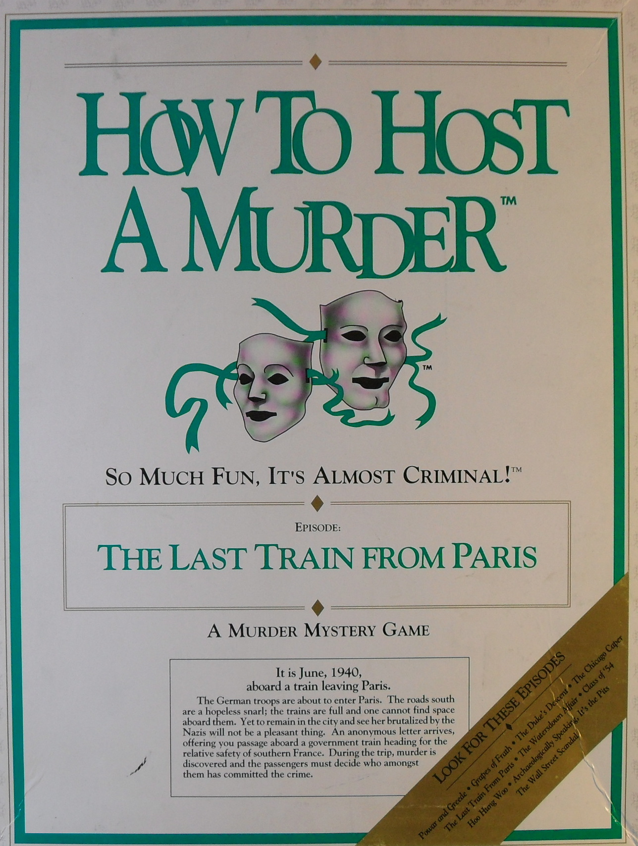 How to Host a Murder - Episode 3 - The Last Train From Paris