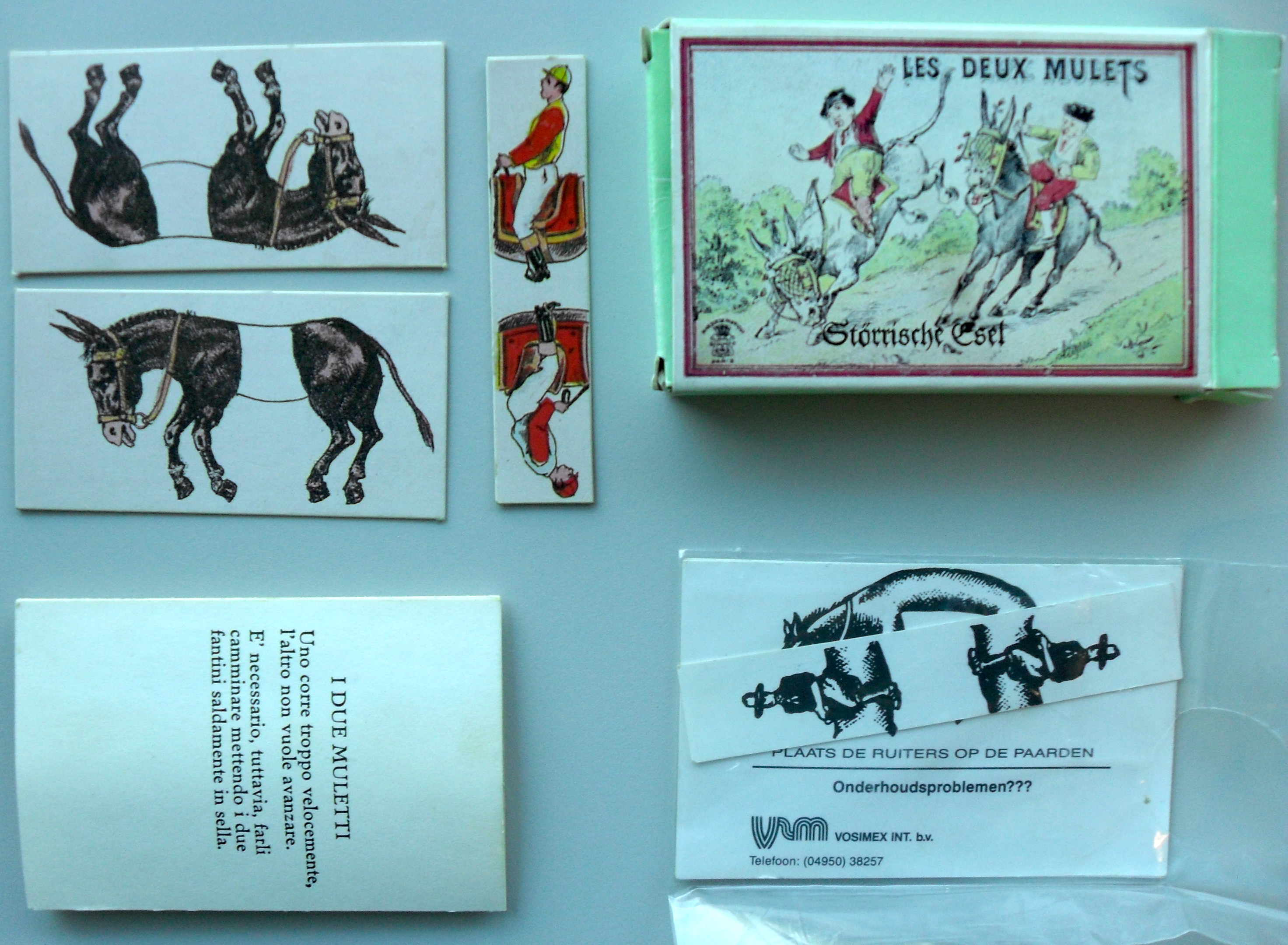 Les deux Mulets (Störrische Esel)