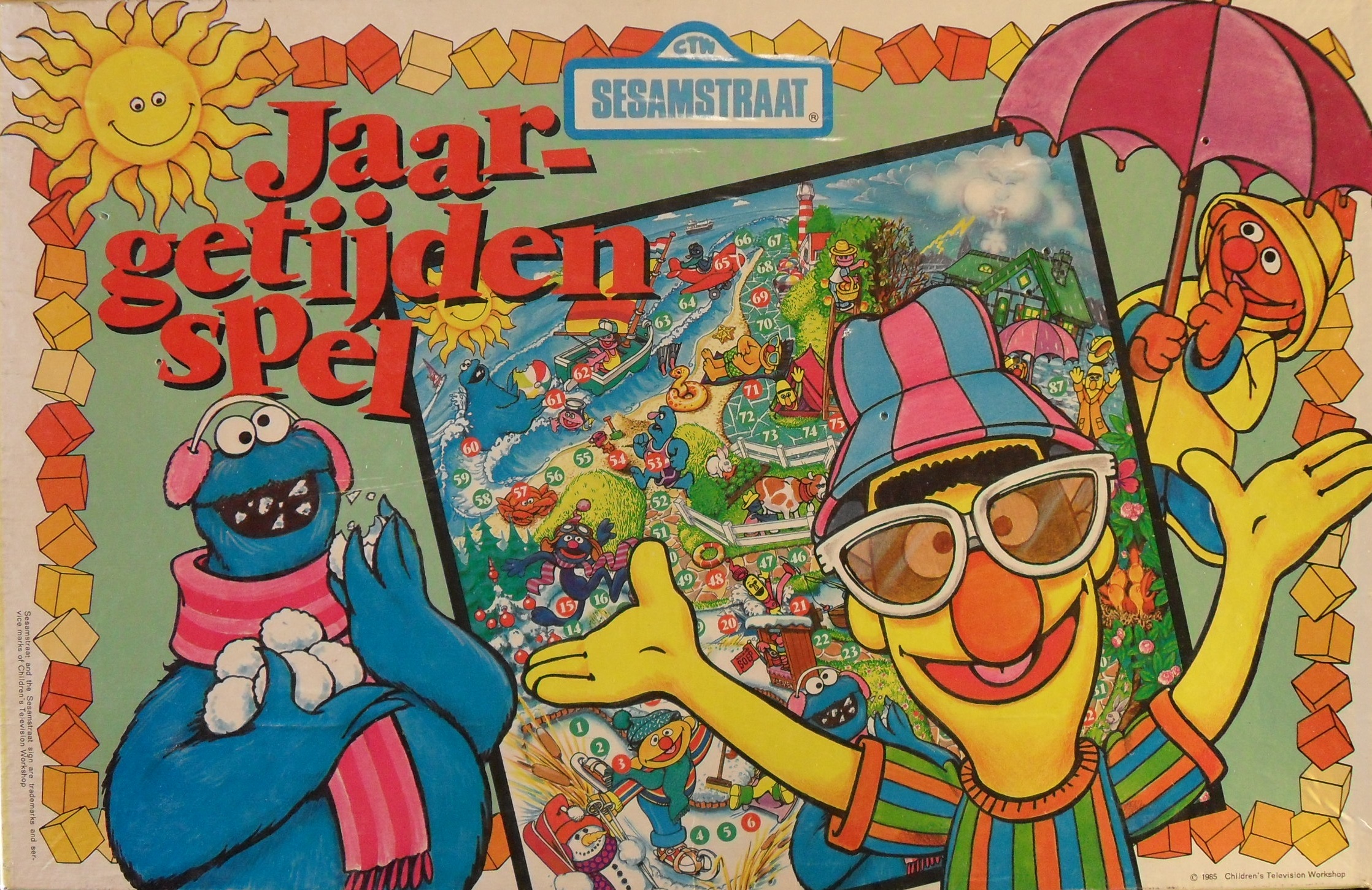 Het Sesamstraat Jaargetijdenspel