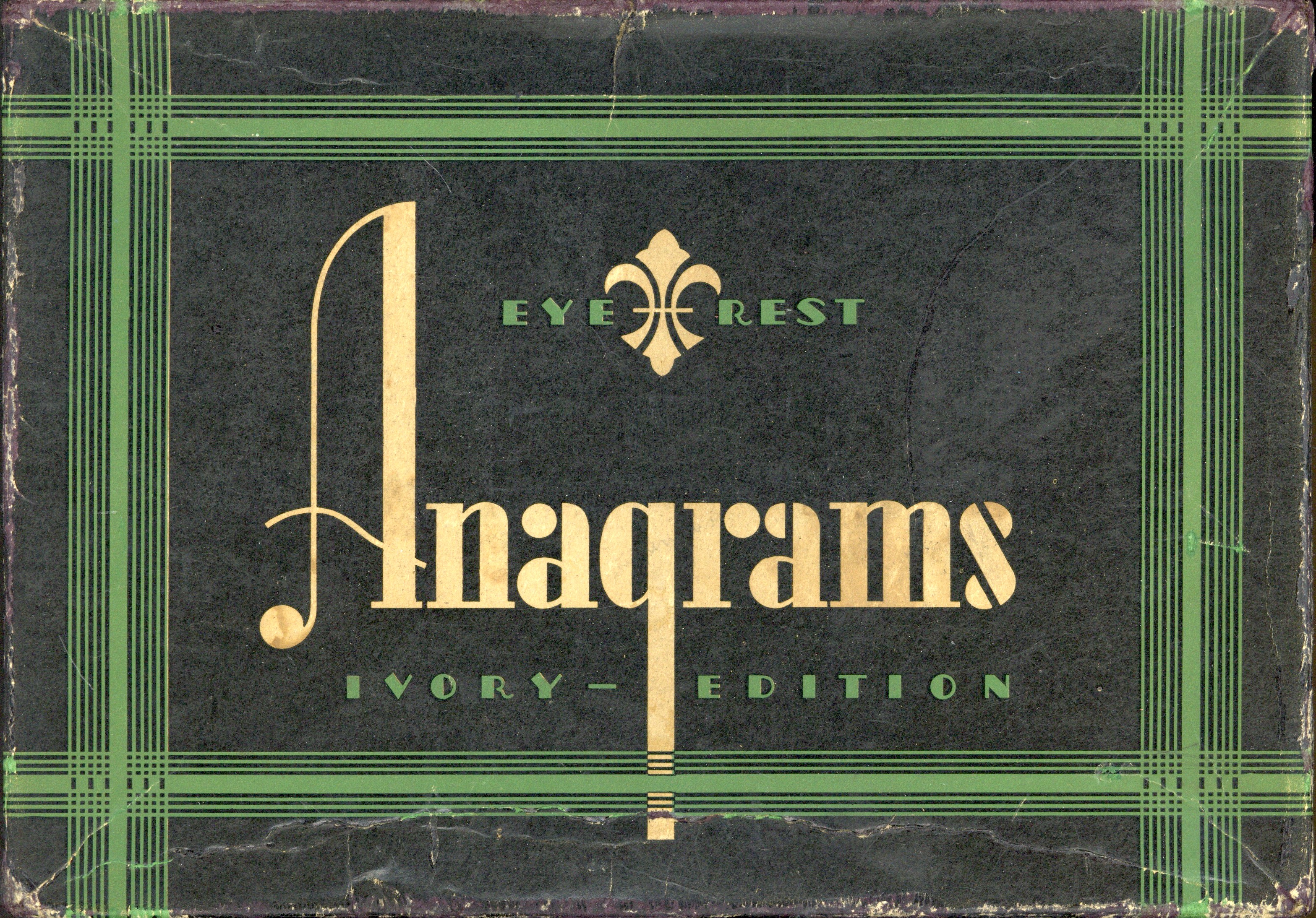 Anagrams: Ivory Edition