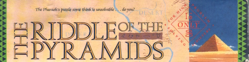 The Riddle of the Pyramids