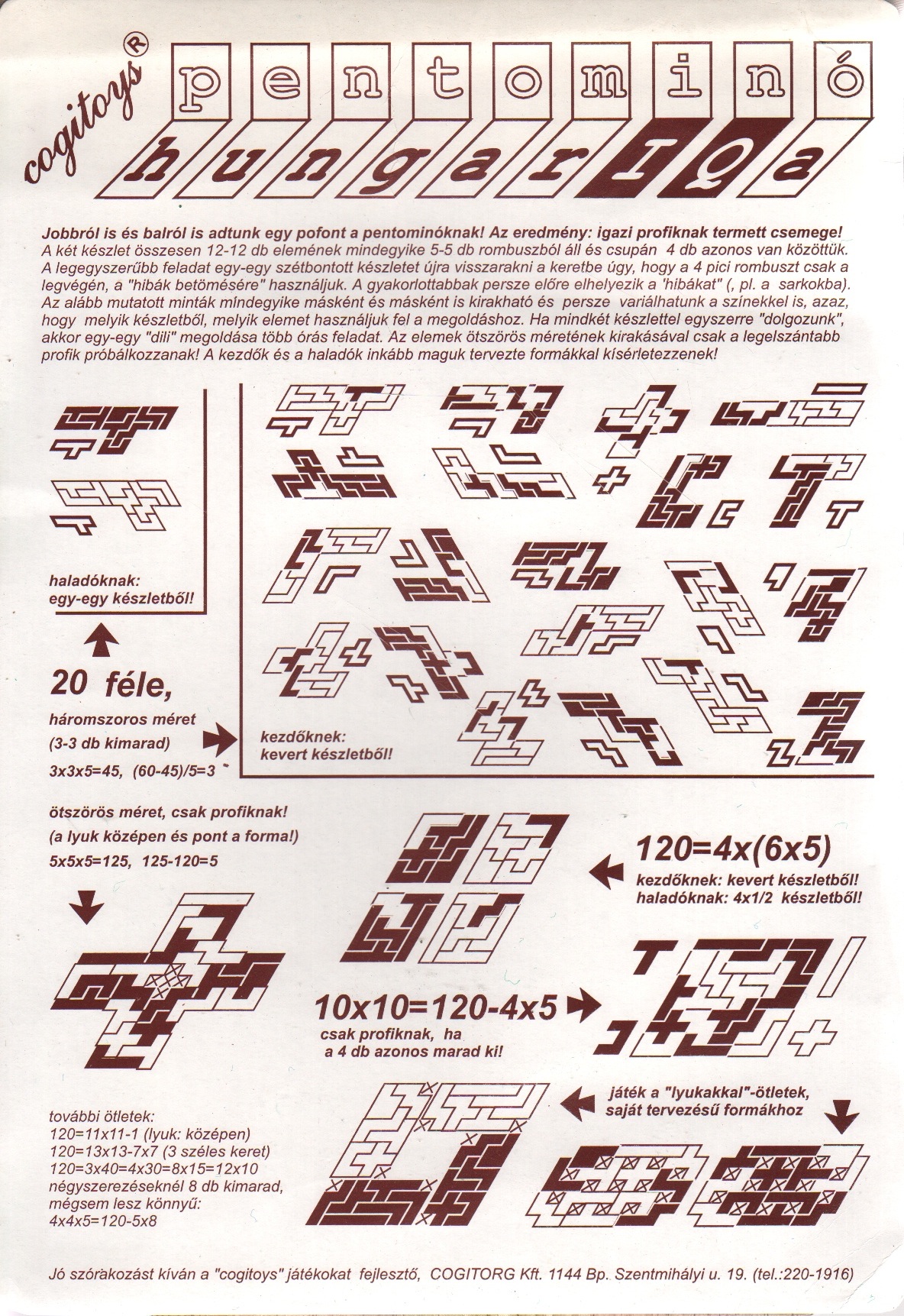 Pentomino HungarIQa