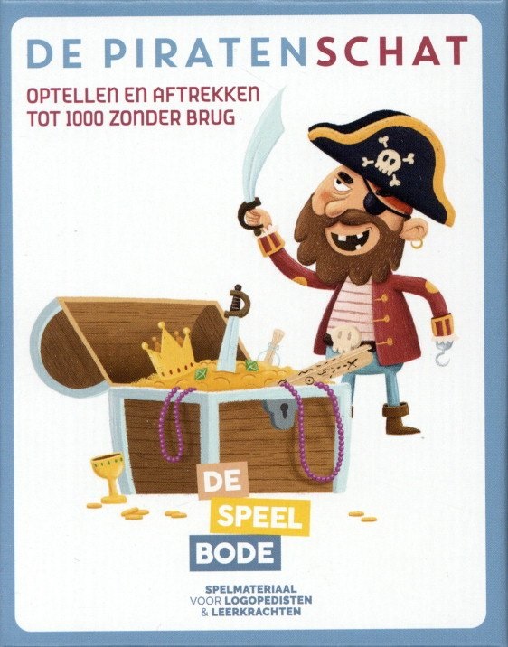 De Piratenschat: optellen en aftrekken tot 1000 zonder brug