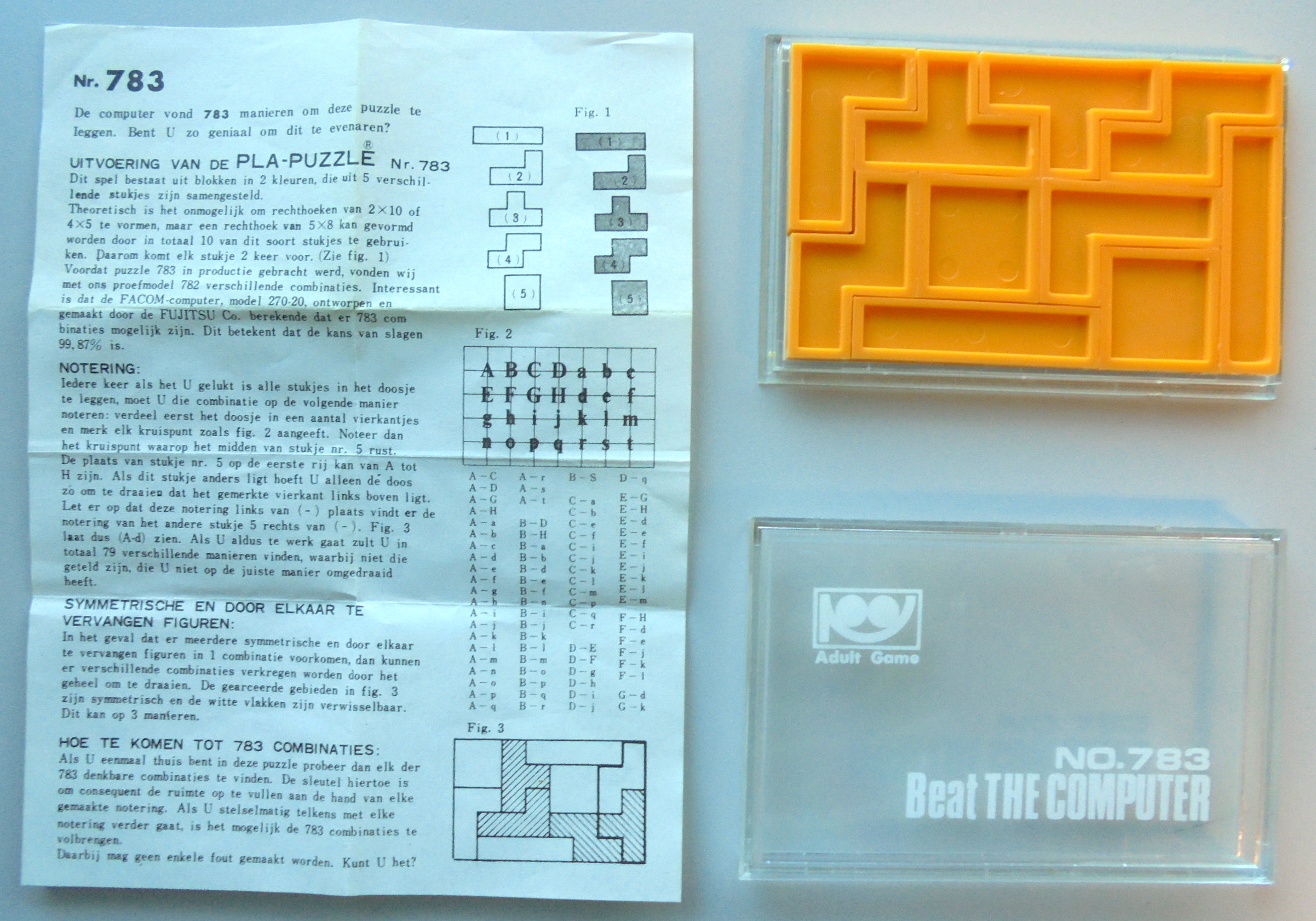 Pla-Puzzle Nr. 783 (Tangram)