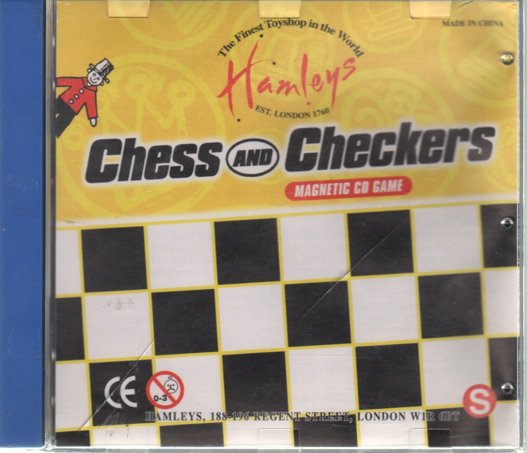 Chess and Checkers: Magnetic CD Game