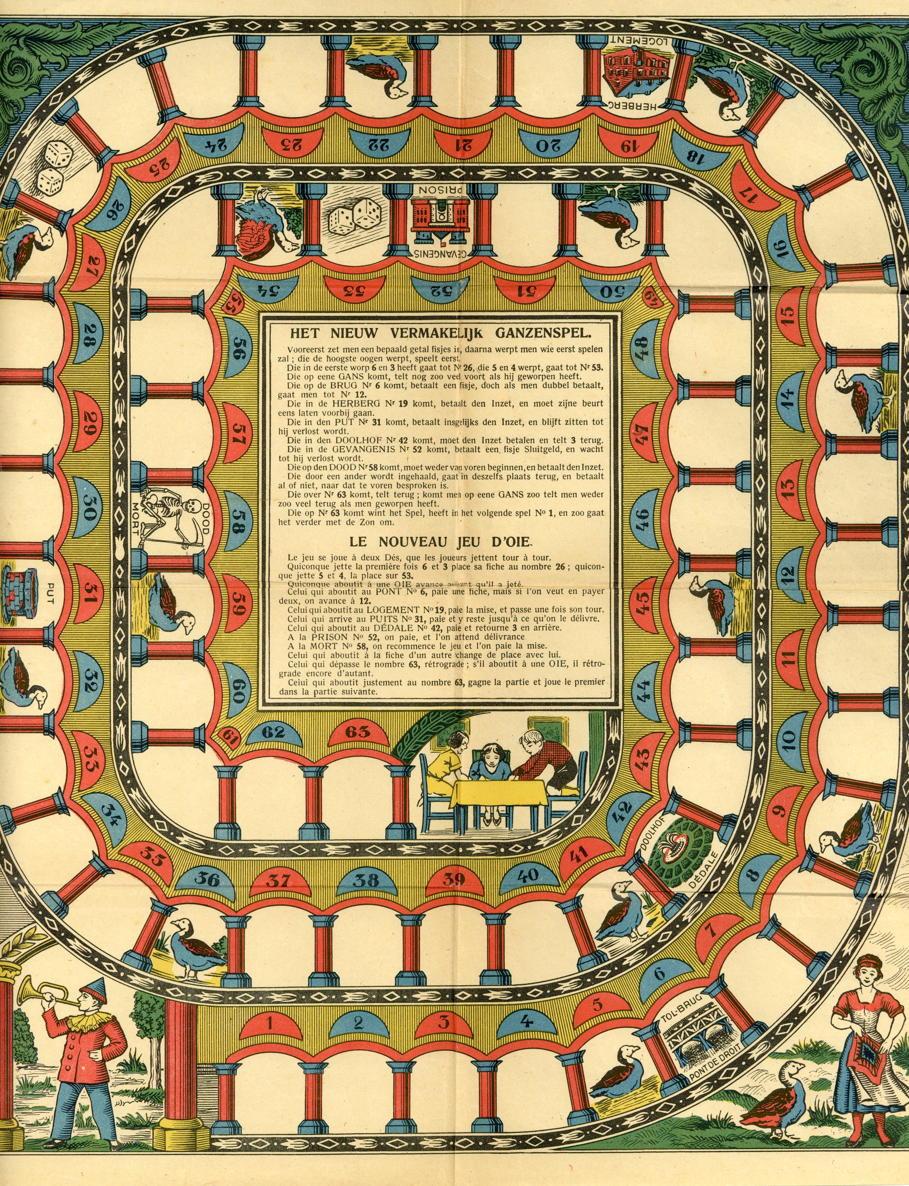 Het Nieuw Vermakelijk Ganzenspel (Le Nouveau Jeu de l'Oie)