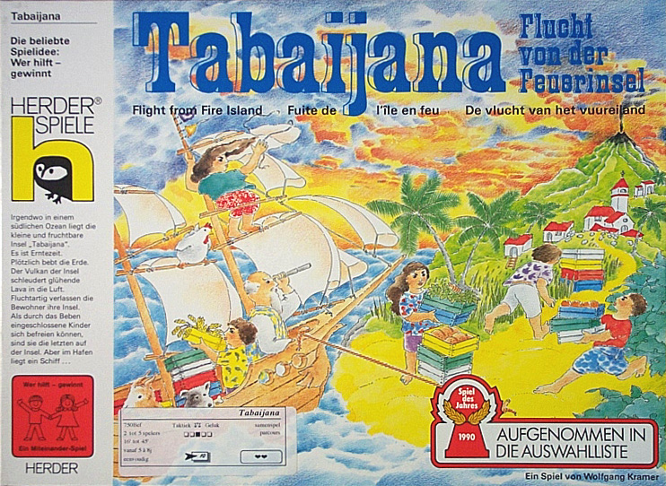 Tabaijana: Flucht von der Feuerinsel (De vlucht van het vuureiland)
