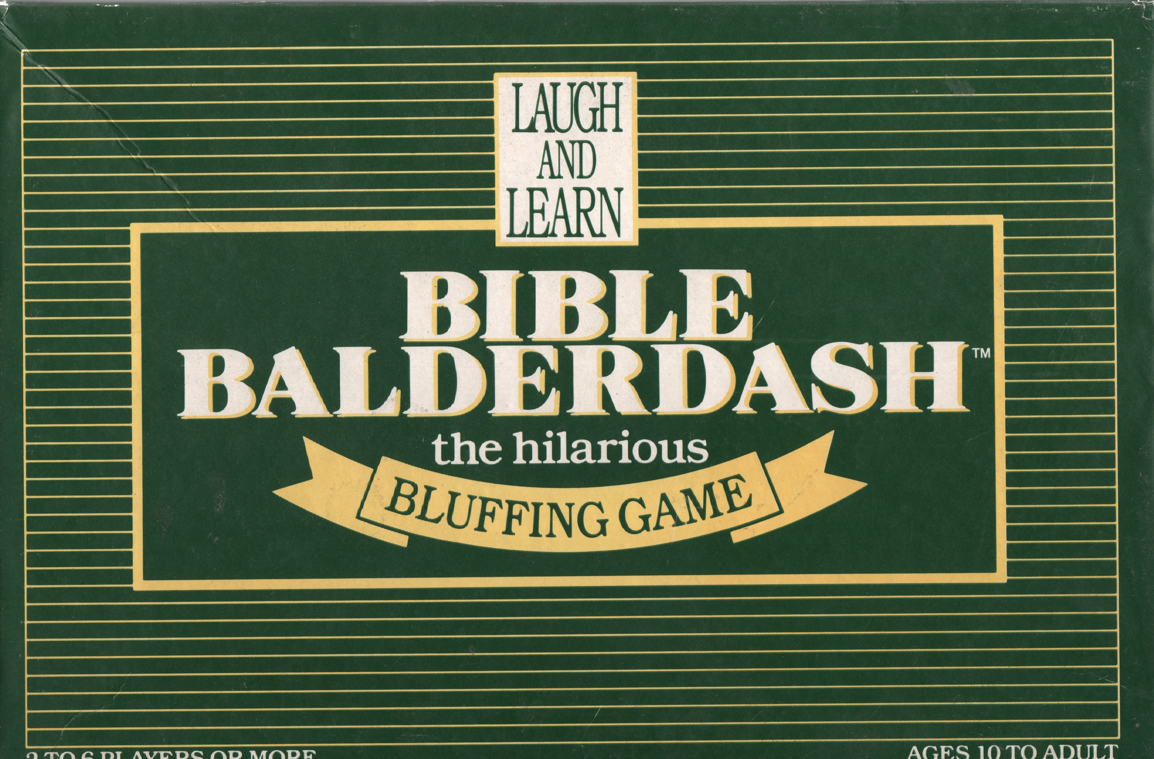 Bible Balderdash: The Hilarious Bluffing Game