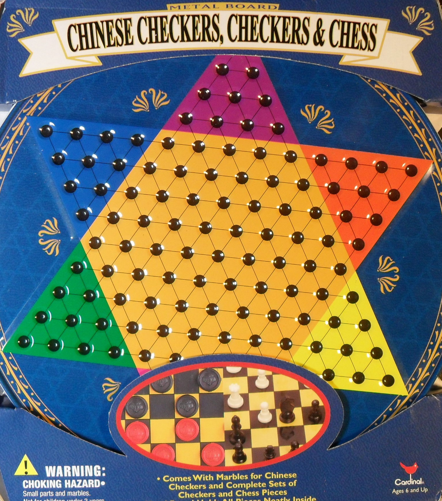 Chinese Checkers, Checkers & Chess