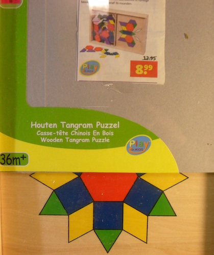 Houten Tangram Puzzel