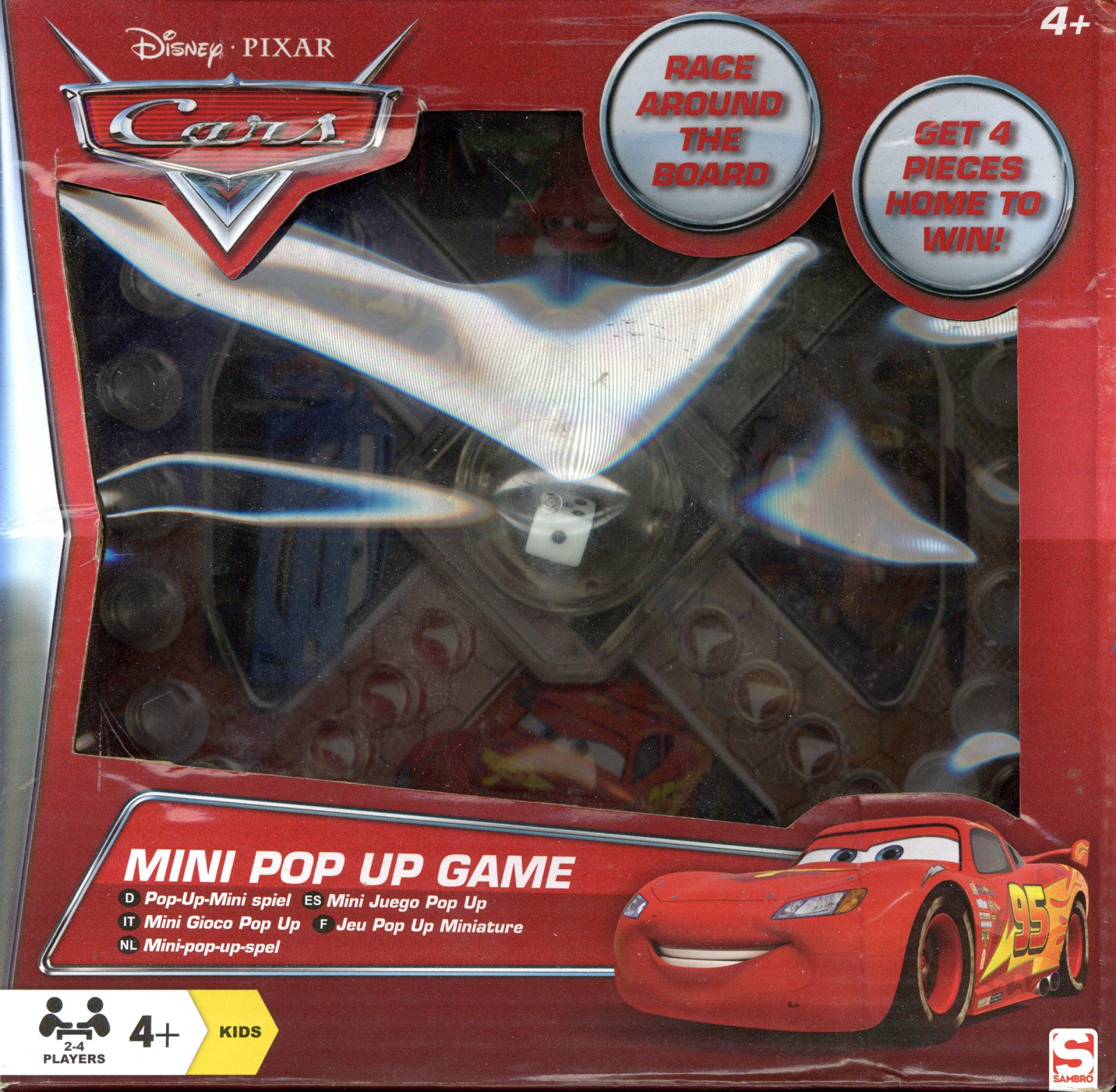 Mini Pop Up Game (Mini-Pop-Up-Spel Disney Cars)