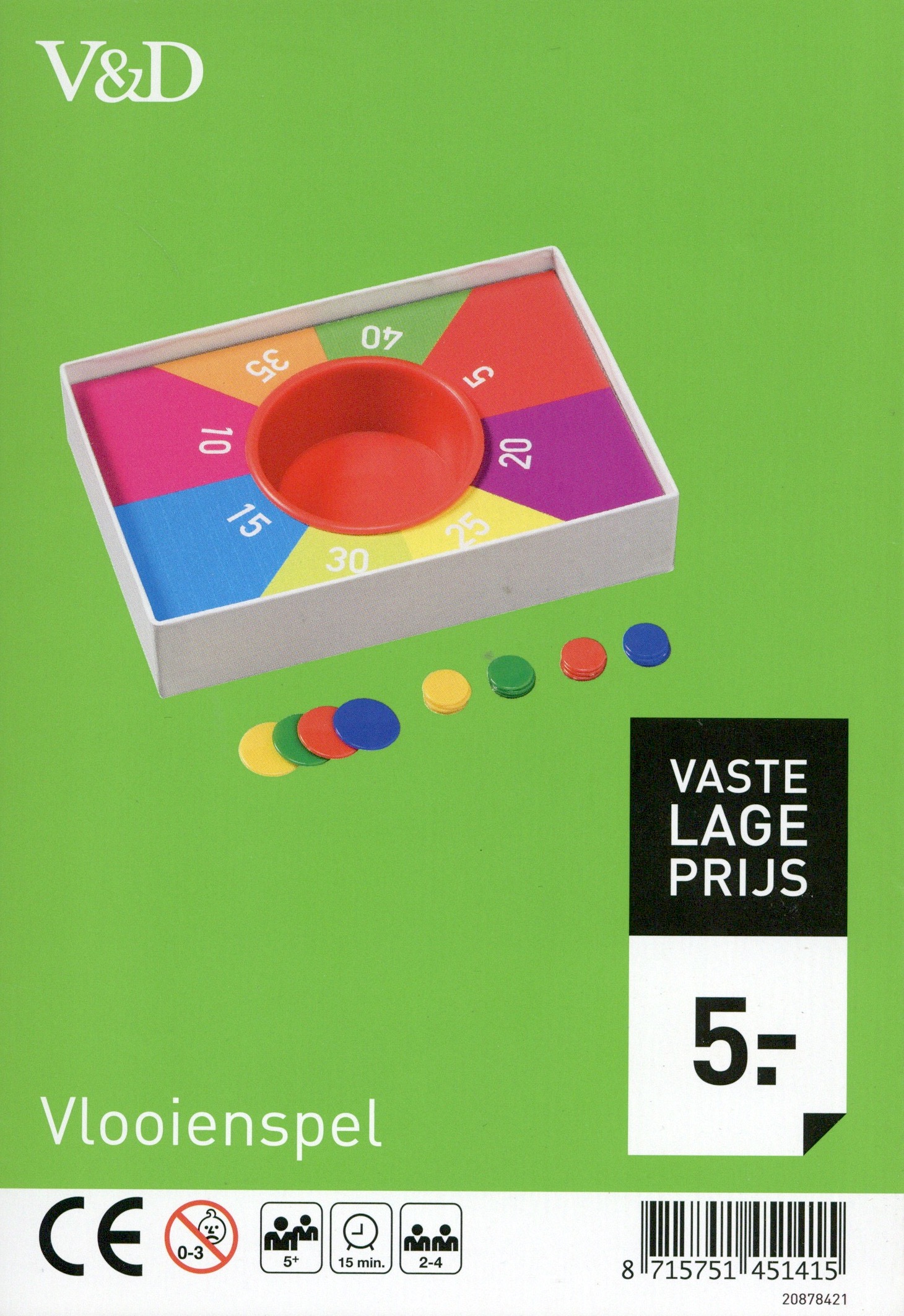 Vlooienspel voor 4 personen