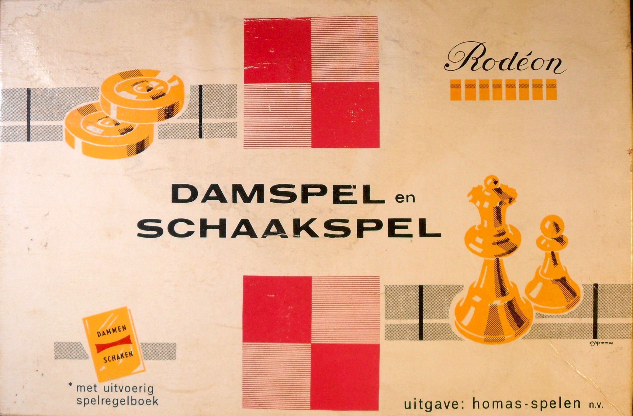 Damspel en Schaakspel