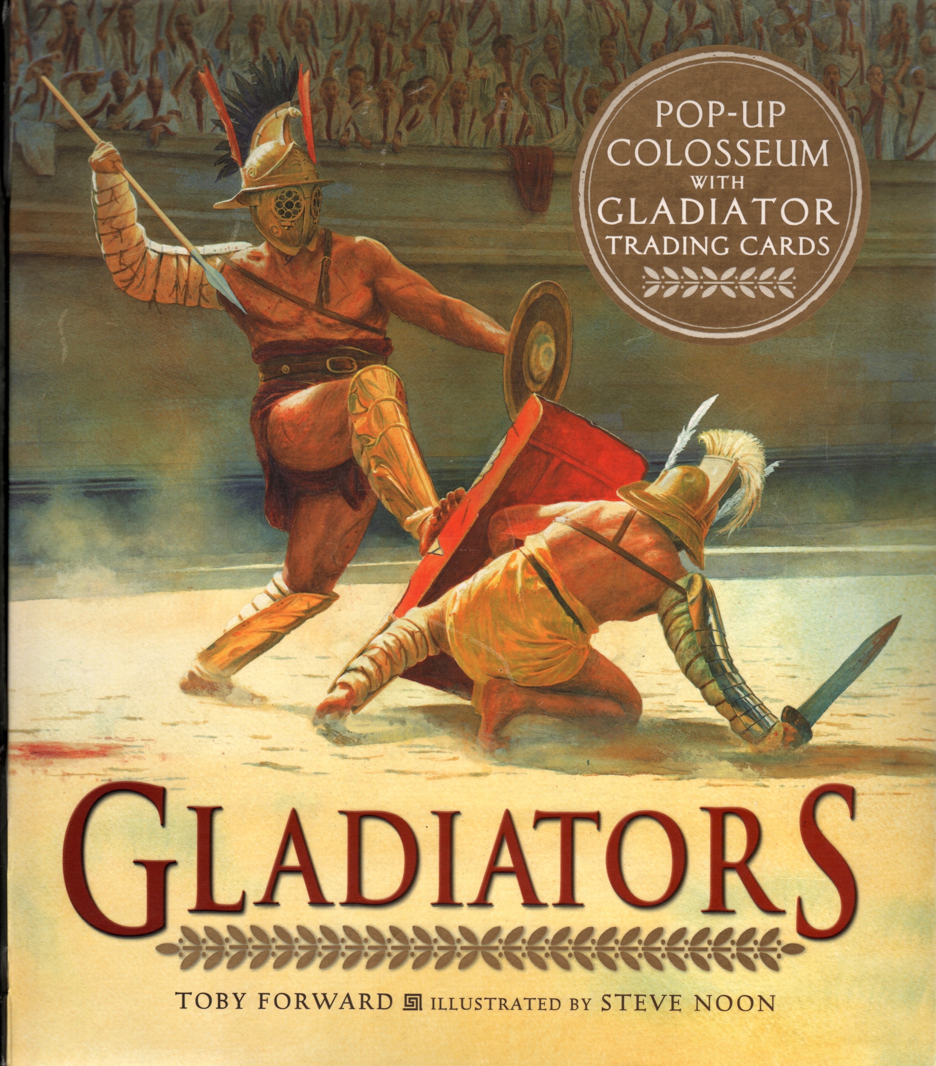 Gladiators: Pop-Up Colosseum with Gladiator Trading Cards