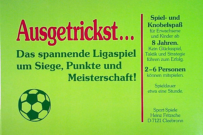 Ausgetrickst...