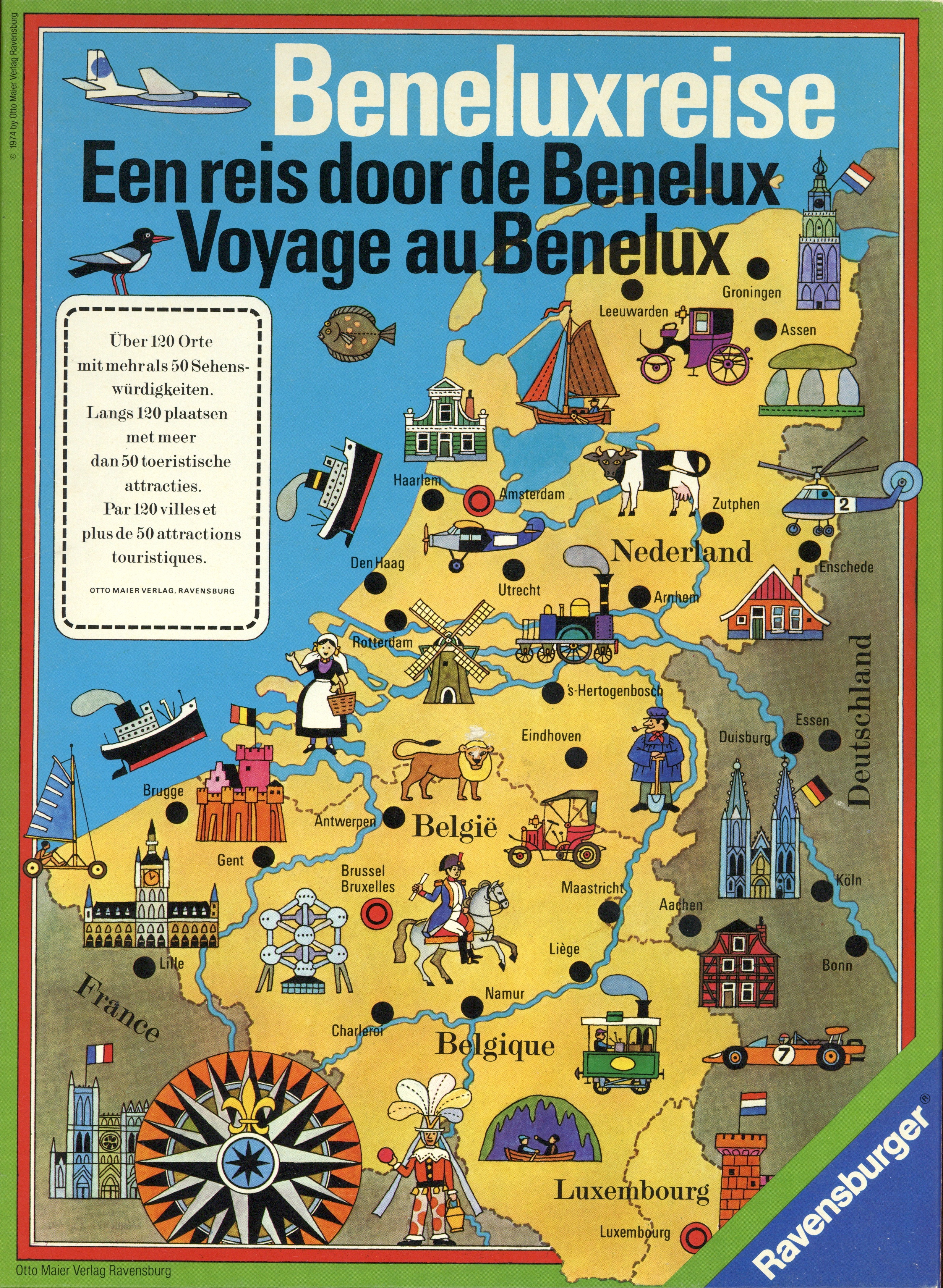 Beneluxreise (Een Reis door de Benelux, Voyage au Benelux)