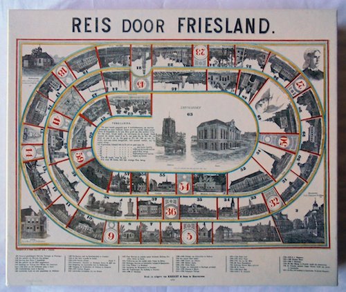 Reis door Friesland