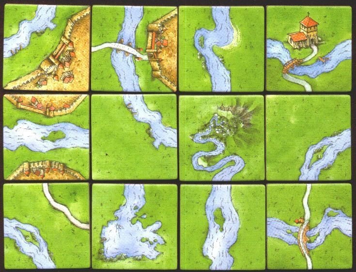 Carcassonne: De Rivier (mini #1)