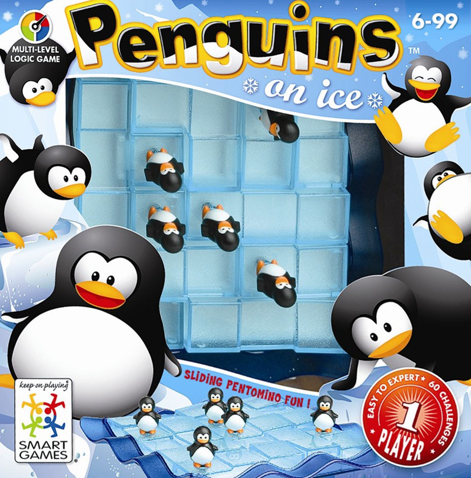Penguins on ice
