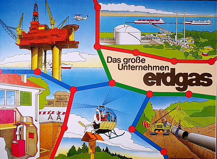 Das große Unternehmen erdgas