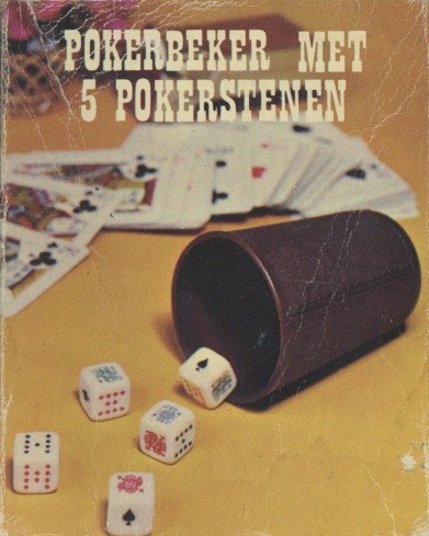 Pokerbeker met 5 pokerstenen