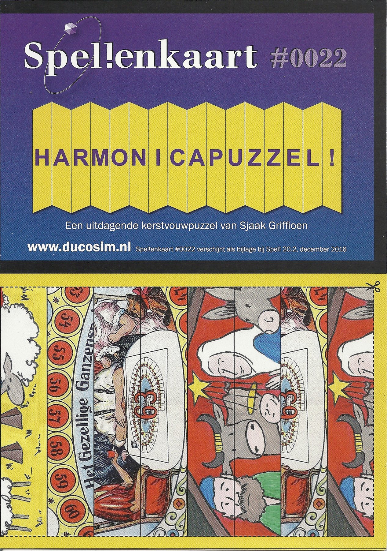 Spellenkaart #0022: Harmonicapuzzel!