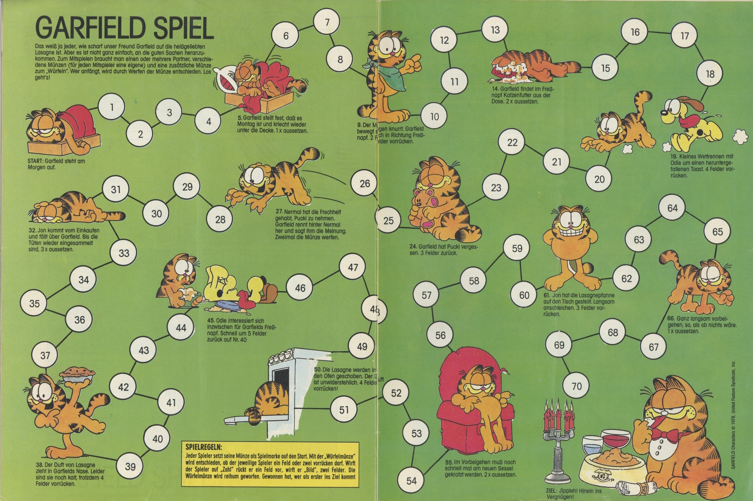 Garfield Spiel