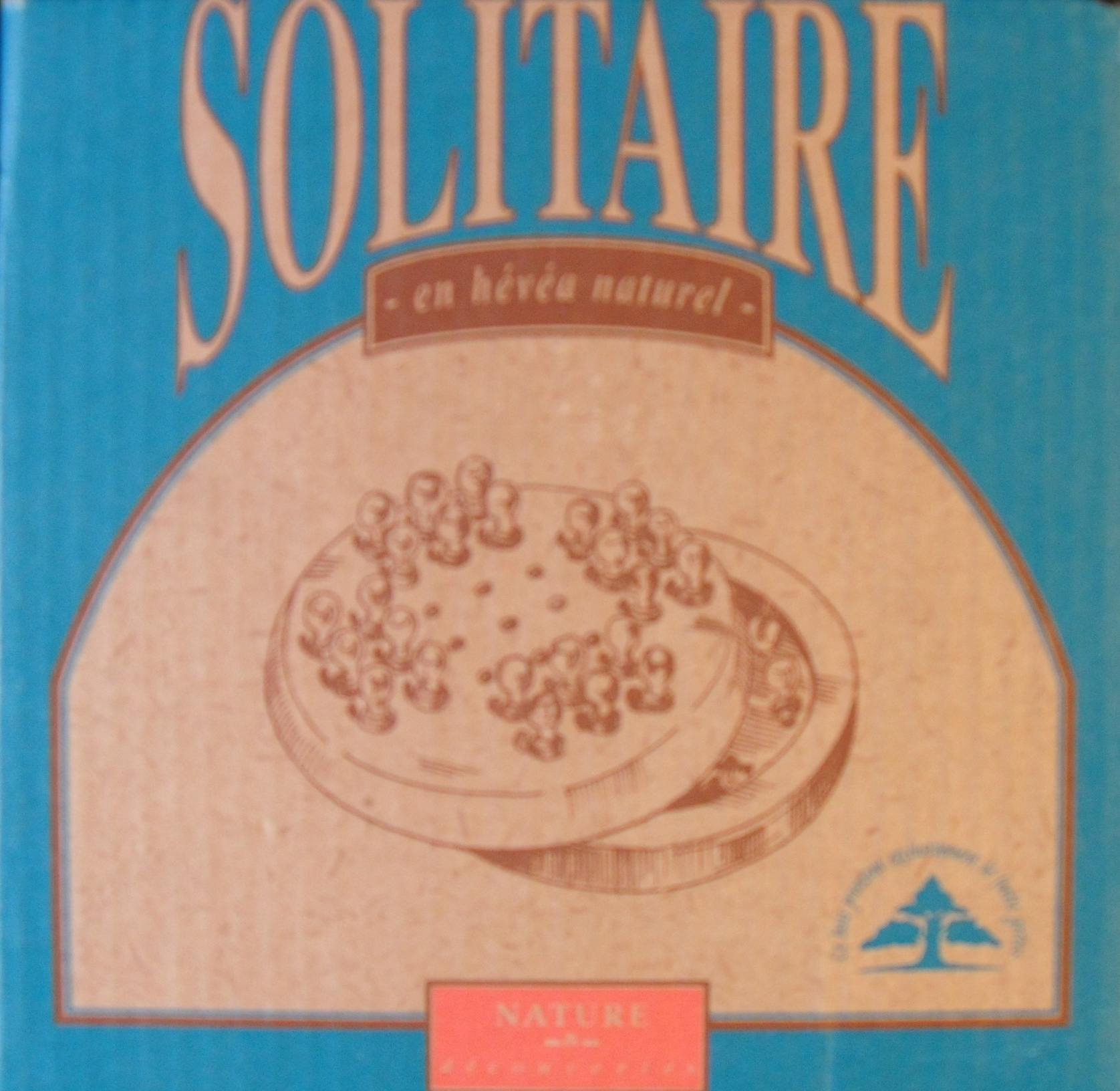 Solitaire - en hévéa natural