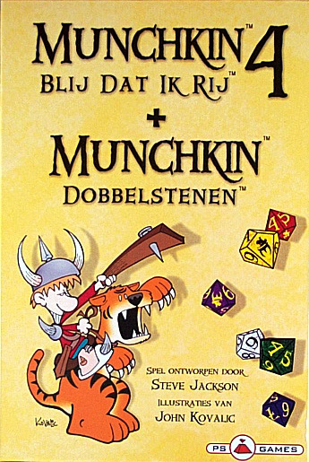 Munchkin 4: Blij dat ik Rij + Munchkin Dobbelstenen
