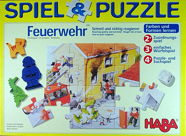 Spiel & Puzzle: Feuerwehr (Brandweer)