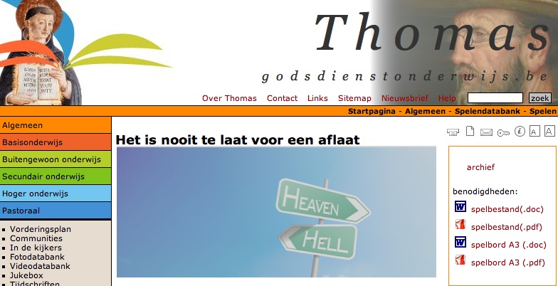 Het is nooit te laat voor een aflaat