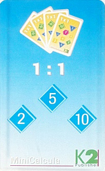 MiniCalcula 1 : 1 - deeltafels 2, 5 en 10
