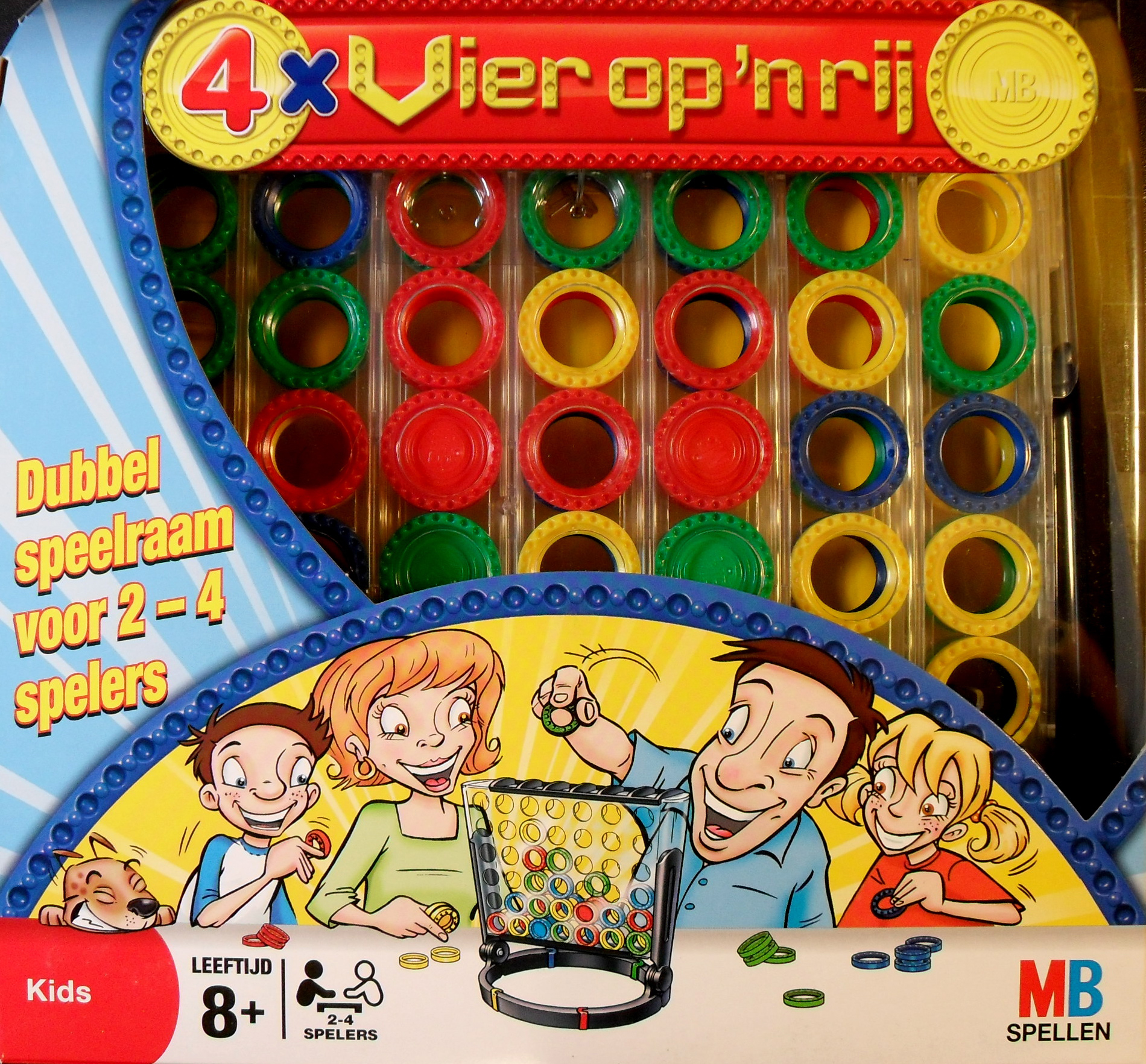 4x Vier op 'n rij