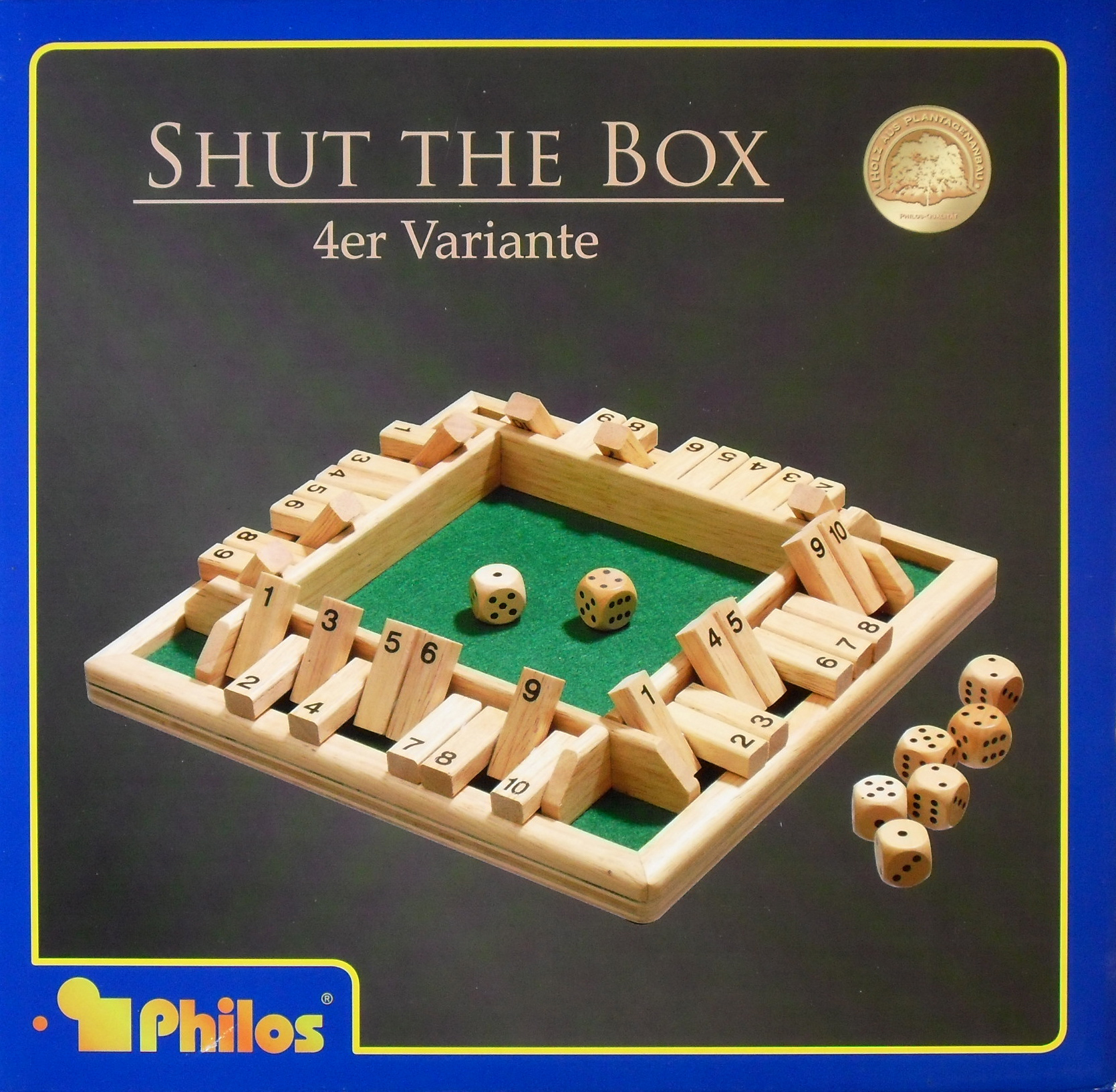 Shut The Box 4er Variante (4 keer 1-10)