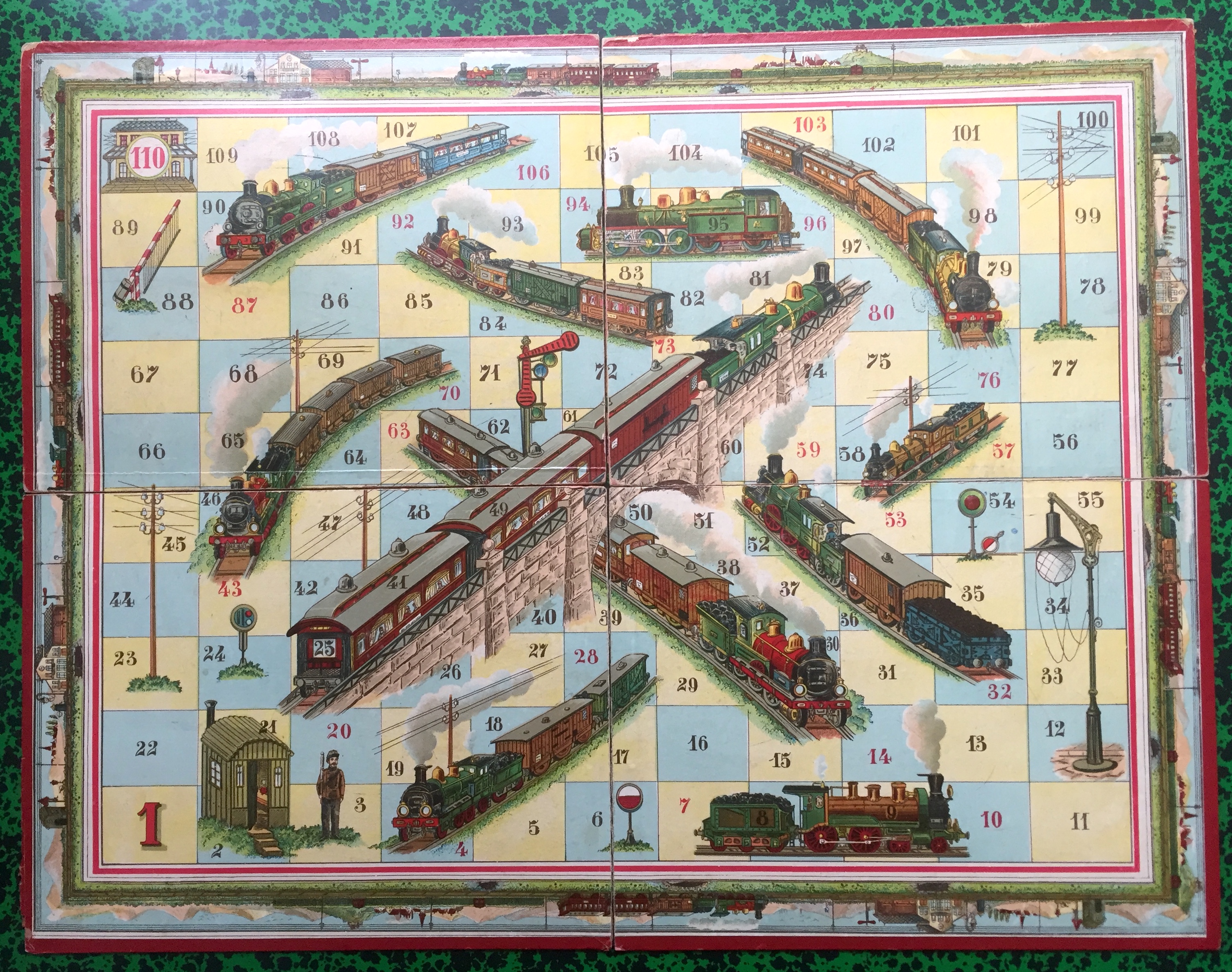 Slangen & Ladders: Thema Treinen
