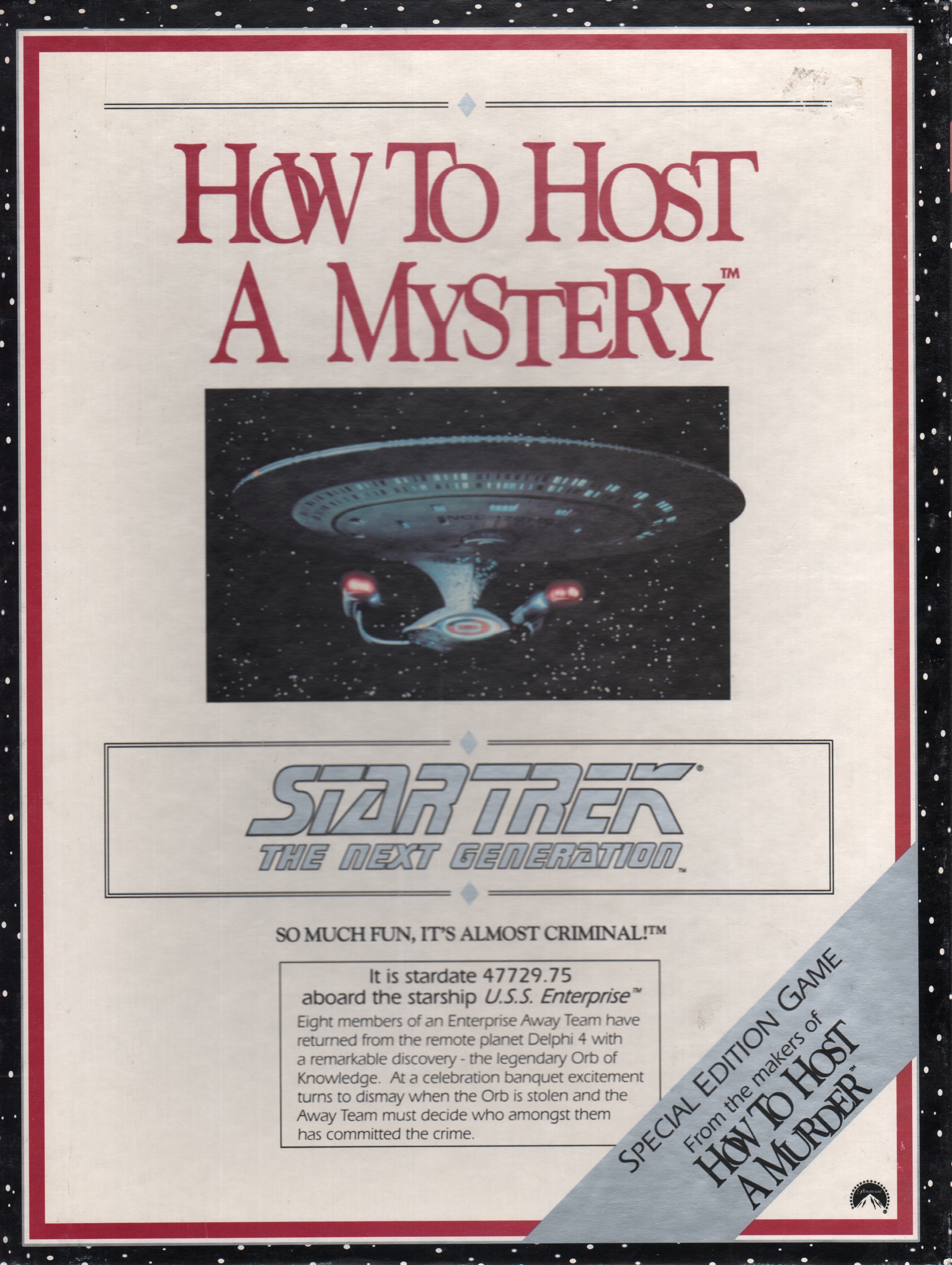 How to Host a Mystery (Star Trek - The Next generation)