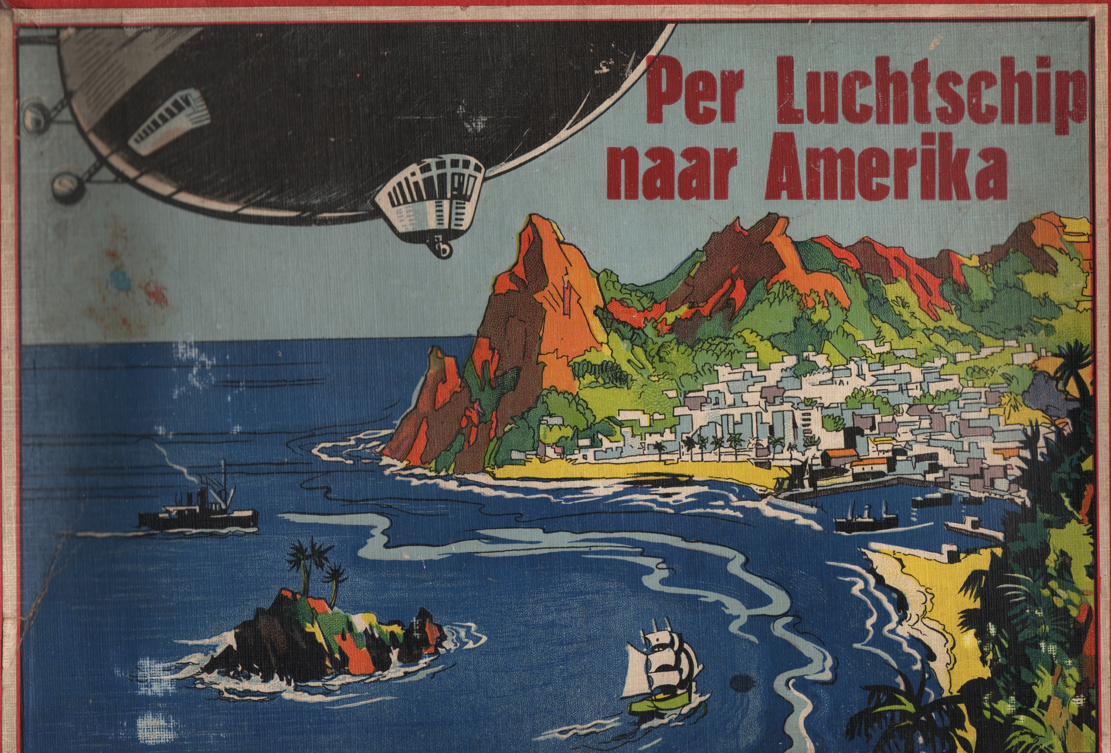 Per Luchtschip naar Amerika