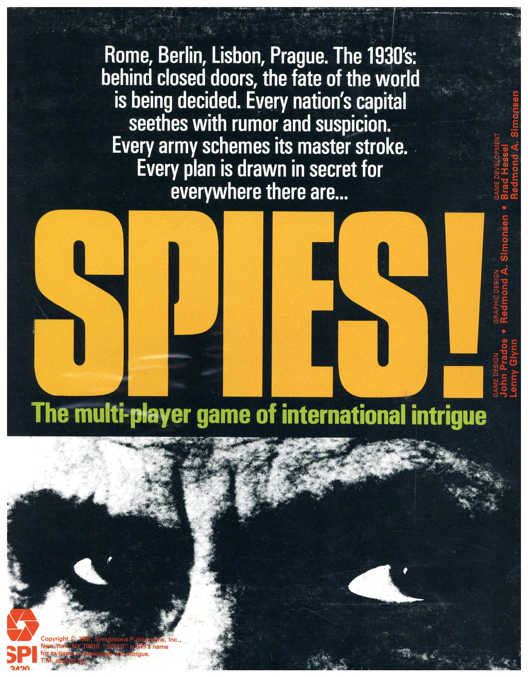 SpiesThe multiplayer game of international intrigue