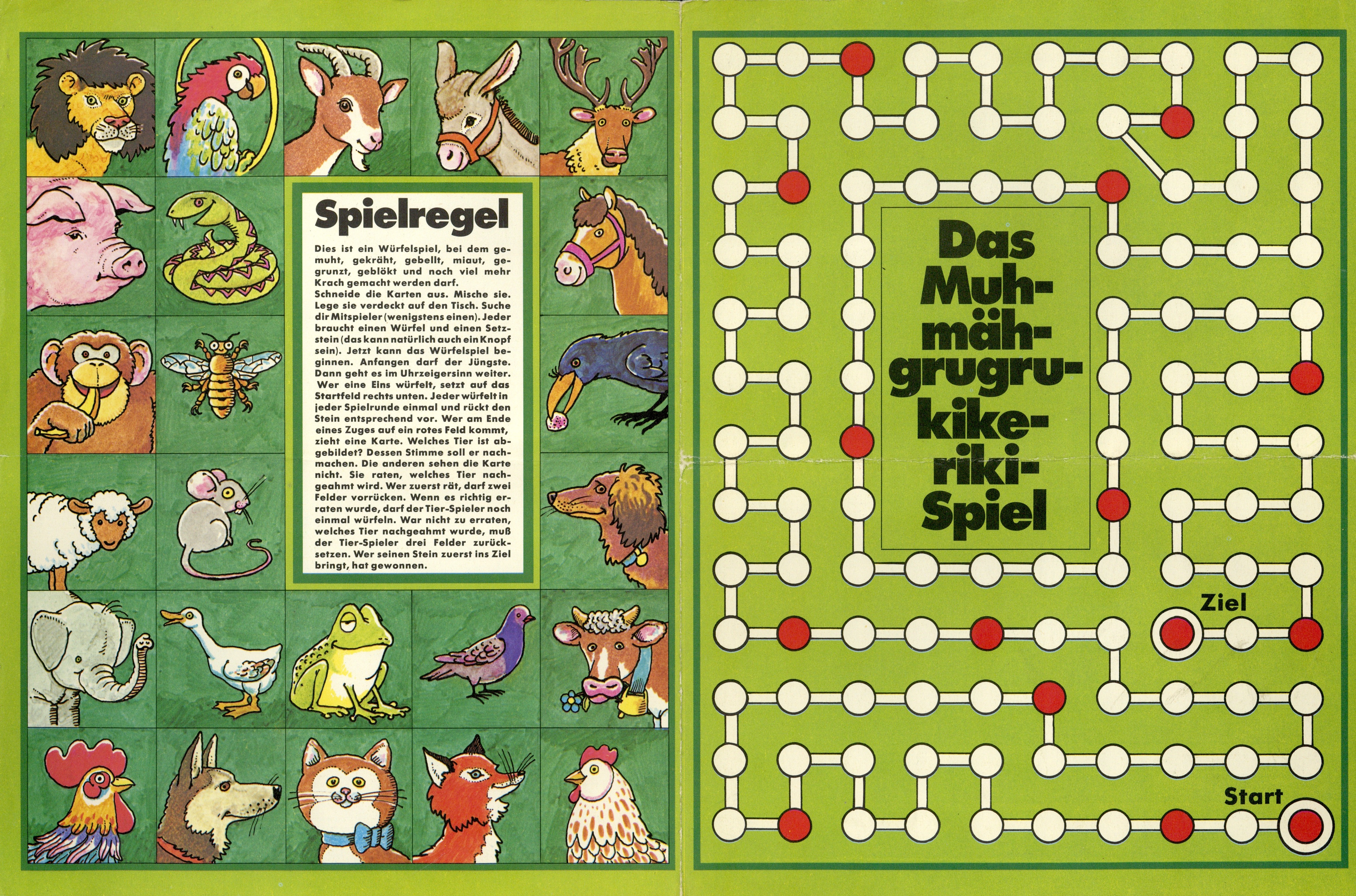 Das Muh-mäh-grugru-kiki-riki-Spiel (Das Muhmähgrugrukikiriki Spiel)