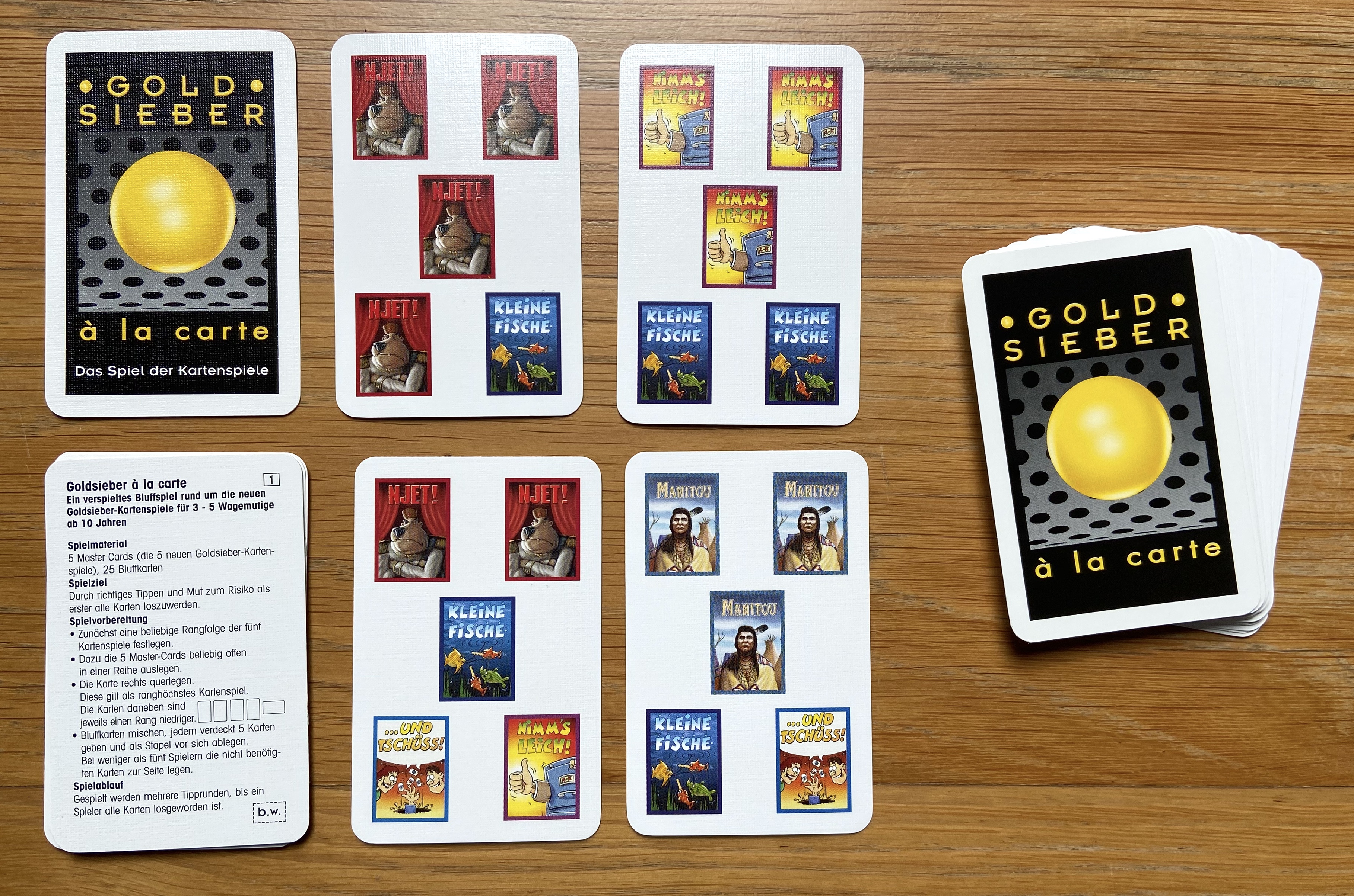 Goldsieber à la Carte: Das Spiel der Kartenspiele