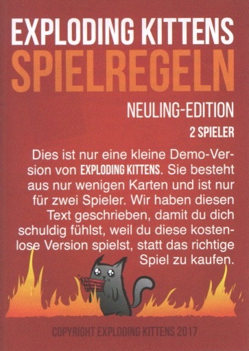 Exploding Kittens: Neuling-Edition