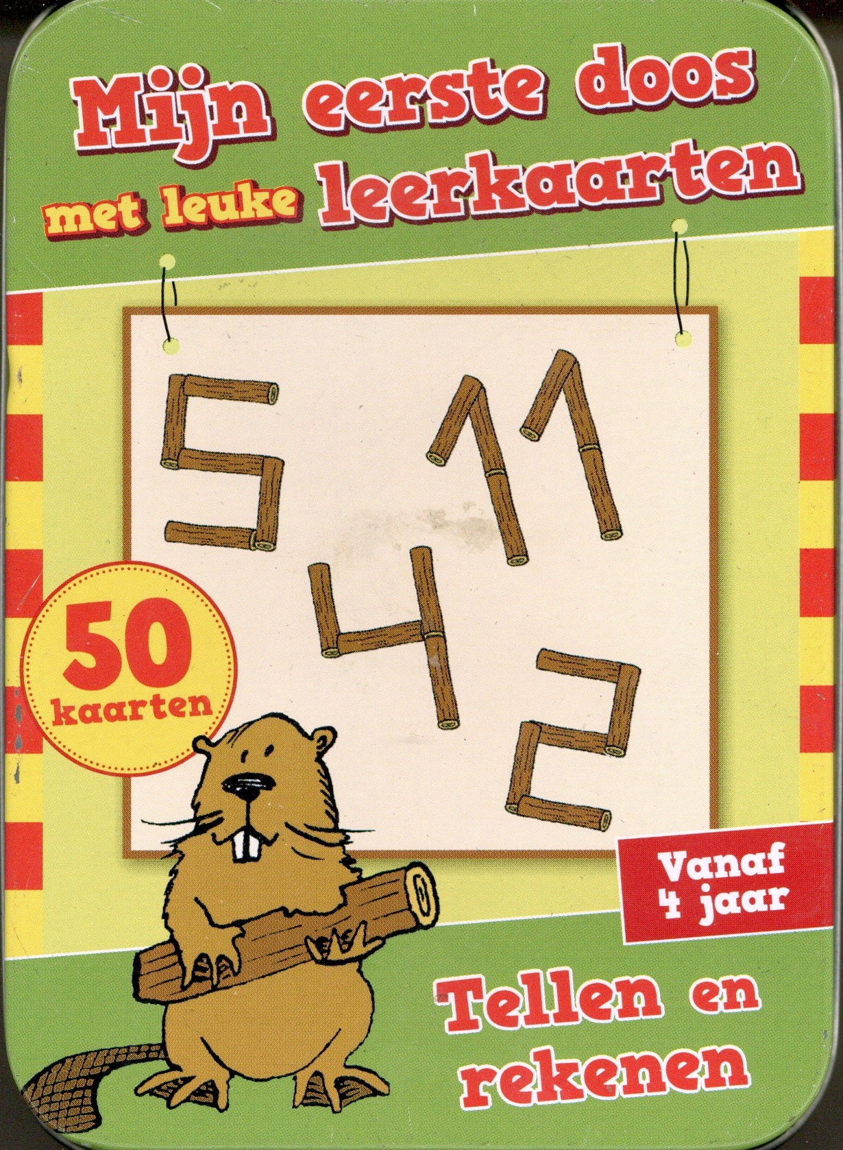 Mijn eerste Doos met Leuke Leerkaarten: Tellen en Rekenen