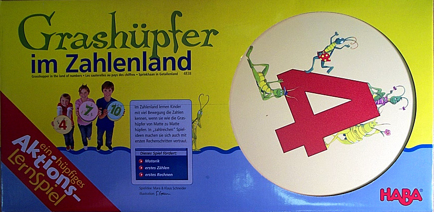 Grashüpfer im Zahlenland (Sprinkhaan in Getallenland)