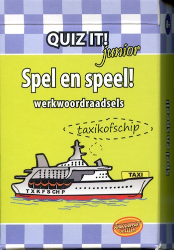 Quiz it! Junior: Spel en Speel, Werkwoordraadsels