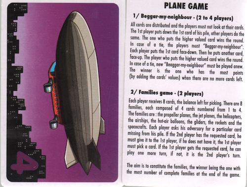 Plane game (Jeu de l’avion)