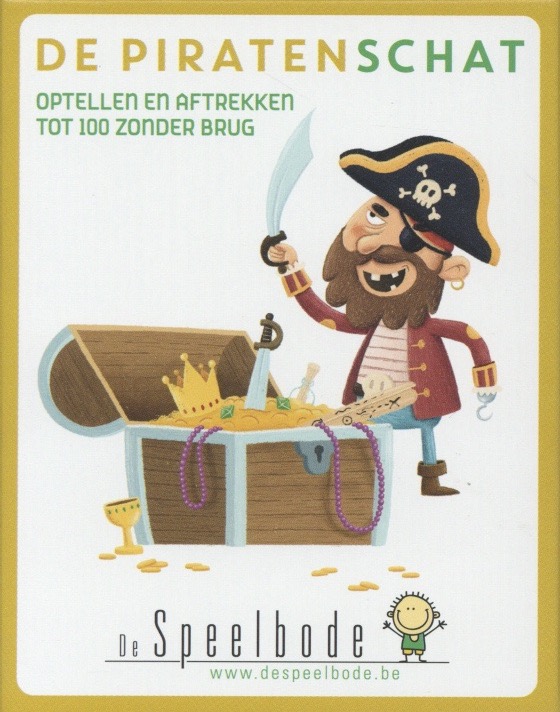 De Piratenschat: optellen en aftrekken tot 100 zonder brug